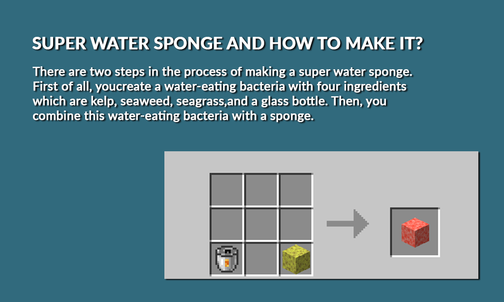 how to get sponges in minecraft